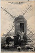 CPA Moulin à Vent Non Circulé Ile D'Ouessant - Windmühlen