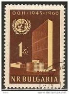 Bulgaria 1961 Mi# 1198 A Used - 15th Anniv. Of The UN - Usados