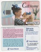 TELECARTE 50 UNITES CALL HOME / TELEPHONEZ CHEZ VOUS - FRANCE TELECOM - 05 94 - 4 000 000 EX - Opérateurs Télécom