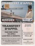 TELECARTE 50 UNITES TRANSFERT D'APPEL - FRANCE TELECOM - 08 92 - 1 000 000 EX - Opérateurs Télécom