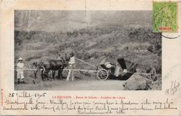 CPA Ile De La Réunion Circulé En 1905 Accident De Voiture Automobile Salazie - Autres & Non Classés