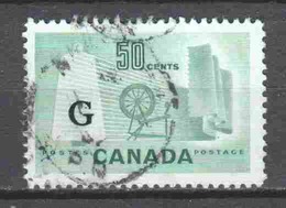 Canada 1950 Mi Dienst 32 Canceled - Surchargés