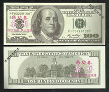 USA . BILLET DE 100 DOLLARS . FACTICE . - Other & Unclassified