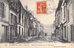 02 - SOISSONS ( Militaria - Guerre De 1914 ) : Maisons Bombardées Par Les Allemands - CPA - Aisne - Soissons