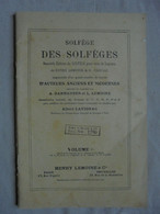 Ancien - Livret Solfège Des Solfèges Pour Voix De Soprano Années 10 - Textbooks