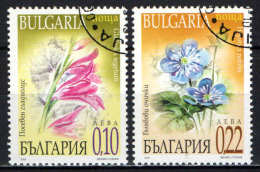 BULGARIA - 2000 - FIORI DI PRIMAVERA - USATI - Usati