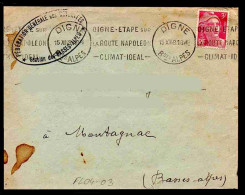 FL04-03 : Dept 04 (Alpes De Haute-Provence) DIGNE 1948 > FL Texte Continu / Route NAPOLÉON - Postal Rates