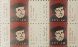 RL) 2017 BRAZIL, IN THE BEGINNING IT WAS THE WORD, MARTIN LUTHER, 500 YEARS OF REFORM, MULTIPLE STAMPS, MNH - Ungebraucht