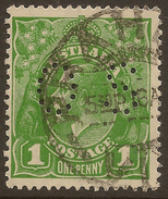 AUSTRALIA 1929 1d KGV OS SG O98 U #AEH26 - Dienstmarken