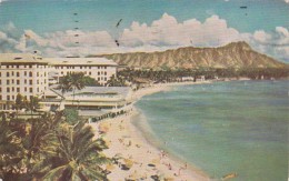 Hawaii Waikiki And Diamond Head With Moana Hotel - Oahu