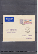 Lettre PAR AVION TUNIS R.P. DEPART  15 11 1938 Poste Aerienne 1er Service Postal Aerien Direct TUNIS CASABLANCA - Poste Aérienne