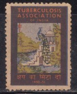 Peacock Label On TB , Cinderella On Anti Tuberculosis, Health, Disease, Bird, Birds - Pauwen