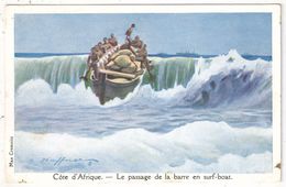 HAFFNER - Côte D'Afrique - Le Passage De La Barre En Surf-boat - Haffner