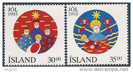 Iceland 1993 MNH/**/postfris/postfrisch Michelnr. 795-796 - Ungebraucht