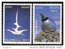 Iceland 1993 MNH/**/postfris/postfrisch Michelnr. 786-787 Europa Cept - Unused Stamps