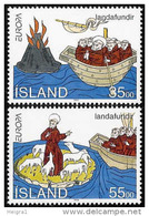 Iceland 1993 MNH/**/postfris/postfrisch Michelnr. 800-801 Europa Cept - Neufs