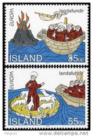 Iceland 1993 MNH/**/postfris/postfrisch Michelnr. 800-801 Europa Cept - Ungebraucht