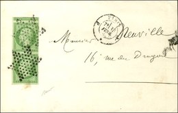 Etoile / N° 12 Paire Càd J PARIS J Sur Lettre Locale. 1863. - TB. - 1853-1860 Napoleone III
