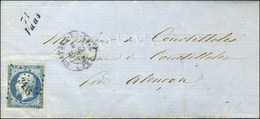 PC 3455 / N° 14 Belles Marges Càd T 15 CHATEAU-DU-LOIR (71) Cursive 71 / Vass Sur Lettre Avec Texte Pour Alençon. 1855.  - 1853-1860 Napoleon III