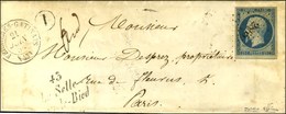PC 2865 / N° 15 Belles Marges Càd T 15 FERRIERES-GATINAIS (43) Cursive 43 / La Selle / Sous Le Bied. 1854. - TB. - R. - 1853-1860 Napoléon III.