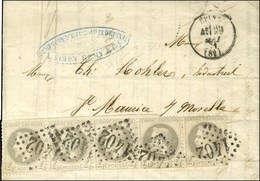 GC 1402 / N° 27 Bande De 5 Càd T 16 EPINAl (82). 1871. - TB. - R. - 1863-1870 Napoléon III Lauré