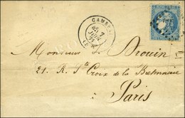 GC 709 / N° 46 Percé En Ligne Càd T 17 CAMBRAI (57). 1871. - TB / SUP. - 1870 Bordeaux Printing