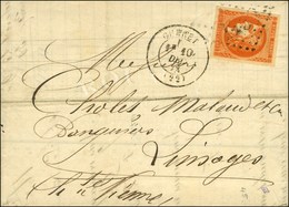 GC 1733 / N° 48 Orange Vif, Belles Marges Càd T 17 GUERET (22). 1872. - TB / SUP. - 1870 Bordeaux Printing