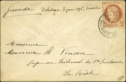 Càd VERSAILLES / ASSEMBLEE NATle / N° 51 Sur Enveloppe Ouverte Affranchie Par Erreur à 2 Centimes Au Lieu De 10 Centimes - 1871-1875 Ceres