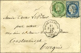 Conv. Stat. BOURG-LA-REINE / P.LIM (60) Sur Lettre Pour Constantinople, Au Verso Càd D'arrivée 1876. - SUP. - 1871-1875 Ceres