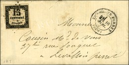 GC 2016 / Taxe N° 3 Càd T 17 LEVALLOIS-PERRET (60) Sur Lettre Avec Texte Locale. 1870. - TB. - R. - 1859-1959 Brieven & Documenten