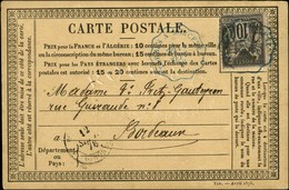 Convoyeur Bleu TARBES A MORCENX / N° 89 Sur CP. 1878. - SUP. - 1876-1878 Sage (Type I)