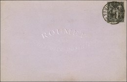 Càd TOULOUSE / N° 83 Sur Carte Publicitaire Imprimée P. Hérail Et F. Colinet (tondeuse Pour Chevaux) Envoyée Sans Adress - 1876-1878 Sage (Type I)