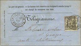 Càd CHATf-DU-FAOU / FINISTERE / N° 77 Sur Télégramme Local. 1877. - SUP. - R. - 1876-1878 Sage (Type I)