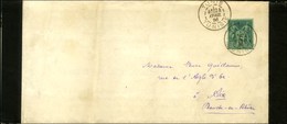 Càd TUNIS / TUNISIE / N° 75 Sur Imprimé Complet. 1886. - TB. - Maritieme Post