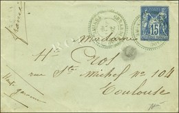 Càd Bleu GHRARDIMAOU / TUNISIE / Entier 15c. 1885. - TB. - R. - Maritieme Post