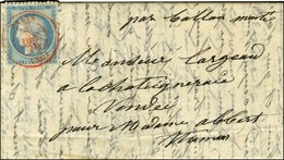 Càd Rouge PARIS (SC) 8 DEC. 70 / N° 37 Sur Lettre Pour La Chataigneraie. Càd D'arrivée 22 DEC. 70. LE GENERAL RENAULT. - - War 1870