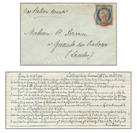 Càd Rouge PARIS (SC) 27 DEC. 70 / N° 37 Sur Lettre Avec Extrait Du Journal Officiel Pour Grenade Sur L'Adour, Càd D'arri - Guerre De 1870