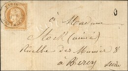 Càd PARIS / MONTMARTRE 5 AVRIL 71 / N° 36 Sur Lettre Avec Texte D'un Prisonnier Pour Bercy, Au Verso Càd PARIS / BERCY.  - Oorlog 1870