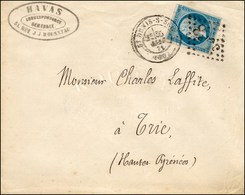 GC 3568 / N° 14 (pd) Càd T 17 ST DENIS-S-SEINE (60) 5 MAI 71 Sur Enveloppe De L'Agence Havas Pour Trie. Très Rare Avec E - War 1870