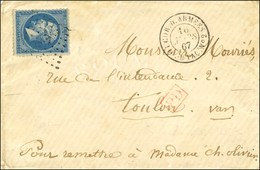 Ancre / N° 22 Càd COR. D. ARMEES / LIGUE. B. PAQ. N° 2 16 MARS 67 Sur Lettre Du Corps Expéditionnaire Du Mexique Remise  - Army Postmarks (before 1900)