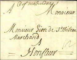 '' De St Martin De Re '' (L. N° 2) Sur Lettre Avec Texte Daté 1730. - SUP. - Andere & Zonder Classificatie