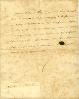 Lettre Non Autographe Signée Nap (Napoléon) Au Duc De Feltre Au Sujet D'un 3e Bataillon D'infanterie Porté Par Erreur à  - Sonstige & Ohne Zuordnung