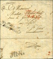 P.100.P. / Deux Ponts Sur Lettre Avec Texte Daté Hengstbach, Au Verso DÉB. 39 / St SEVER. 1813. Rare Association. - SUP. - Otros & Sin Clasificación