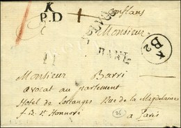 K / P.D + ' K / B2 ' + BANL + 5e Lvée Sur Lettre Avec Texte Daté De '' Conflans ''. 1782. - TB / SUP. - R. - Andere & Zonder Classificatie