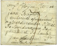 COURBEVOYE (R) Sur Lettre Avec Texte Daté An 2. - TB. - R. - Andere & Zonder Classificatie