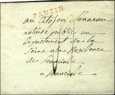 PANTIN (R) (25 Mm) Sur Lettre Avec Texte Daté De Bagnolet An 6 Adressée à Franciade (NR De St Denis Sur Seine). - SUP. - - Otros & Sin Clasificación