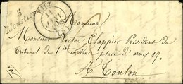 Cursive 5 / Moustier (25 Mm) + Càd T 14 RIEZ (5) Sur Lettre Avec Texte Partiel. 1848. - TB / SUP. - 1801-1848: Precursors XIX