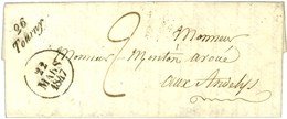 Cursive 26 / Tourny, Dateur A. 1847. - SUP. - 1801-1848: Précurseurs XIX