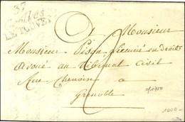 Cursive 37 / Crolles / LE TOUVET Sur Lettre Pour Grenoble. 1822. - TB. - 1801-1848: Précurseurs XIX