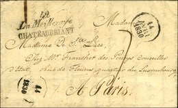 Cursive 42 / La Meilleraye / CHATEAUBRIANT Sur Lettre Pour Paris, Dateur A. 1830. - SUP. - RR. - 1801-1848: Precursors XIX